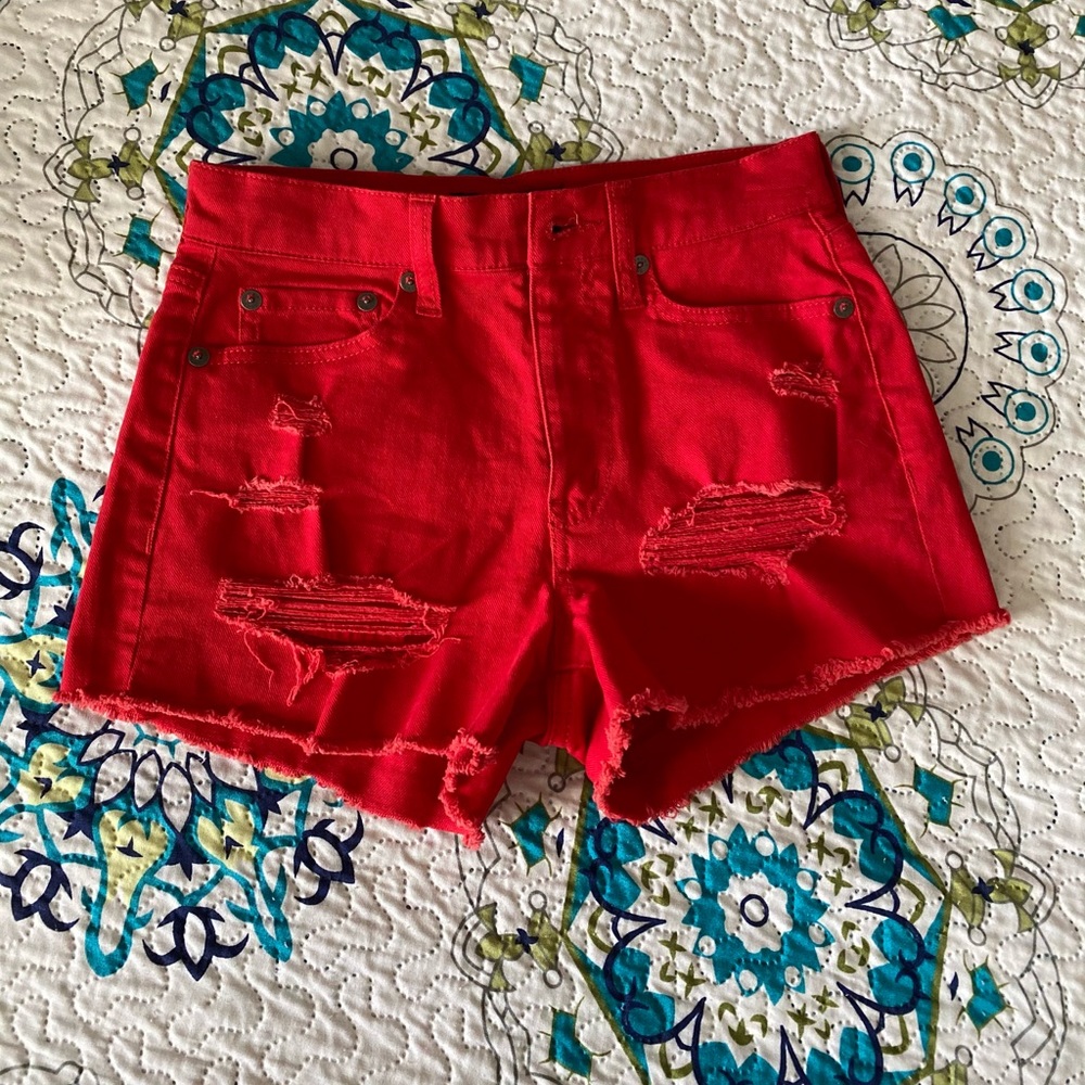 Aeropostale RED CHEEKY Shorts